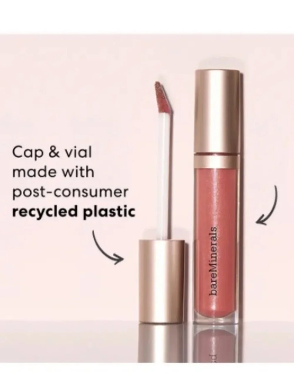 BareMinerals Beauty Gift Set-Mineralist Lip Gloss Balm,Sincerity-2pc-BOXED-NEW